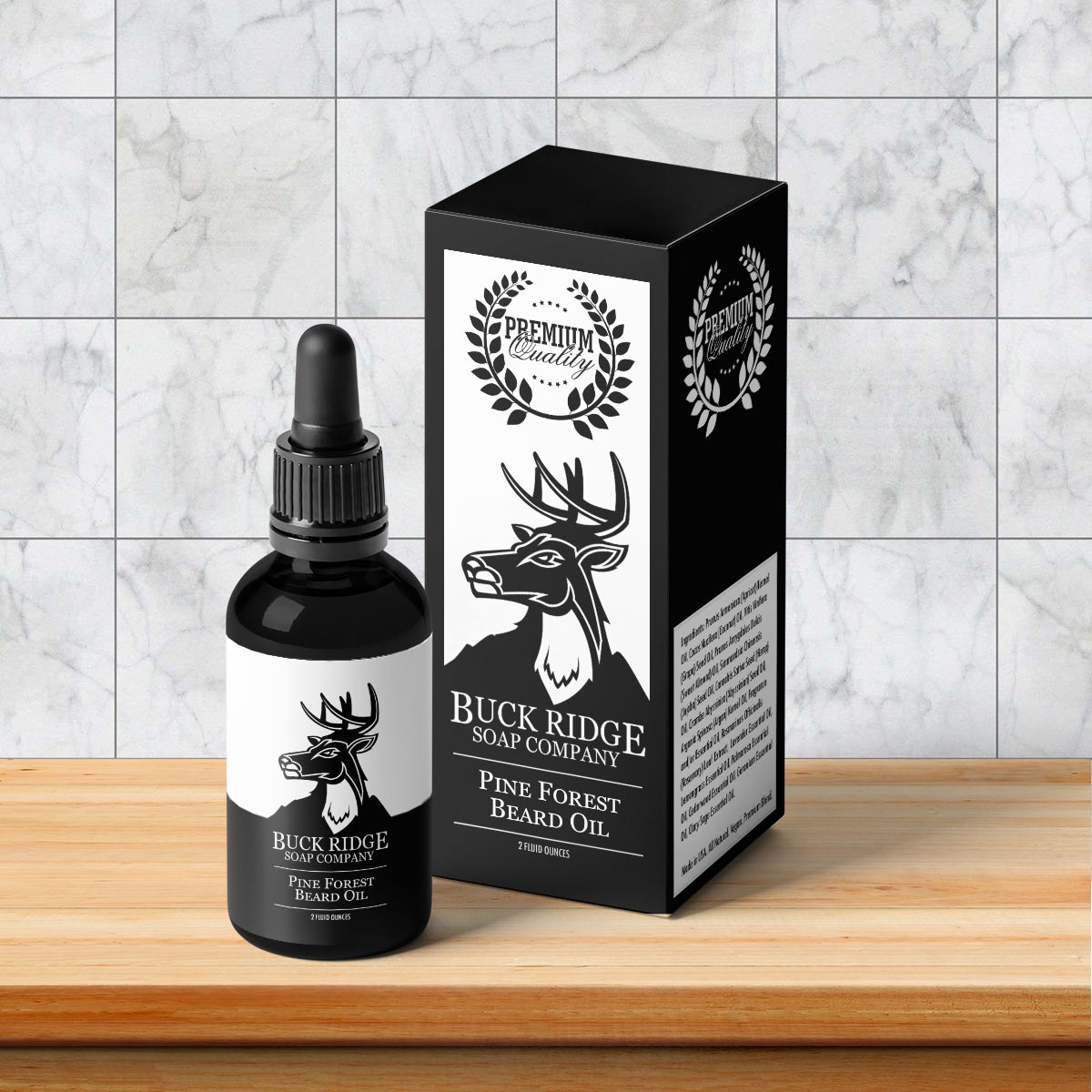 Buck Ridge Pine Forest Premium Beard Oil