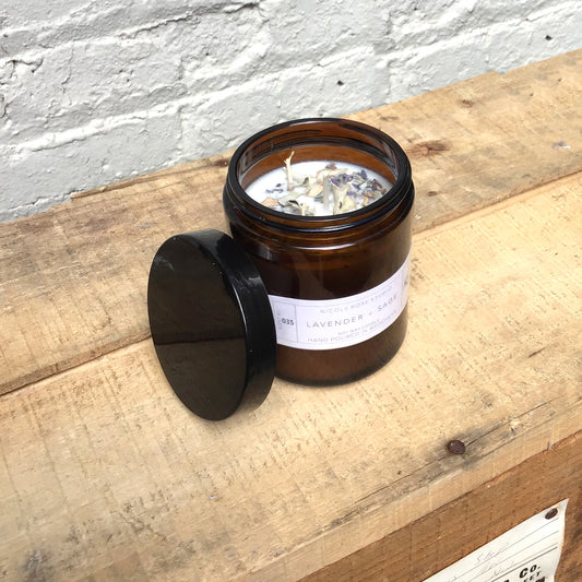 Lavender + White Sage Soy Wax Candle